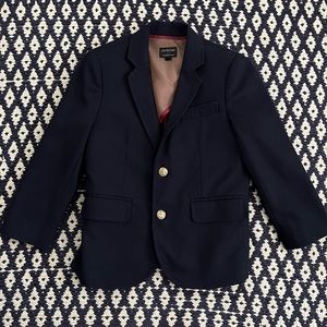 Crewcuts Thompson Boys' Legacy blazer. Size 4-5. Dark Navy